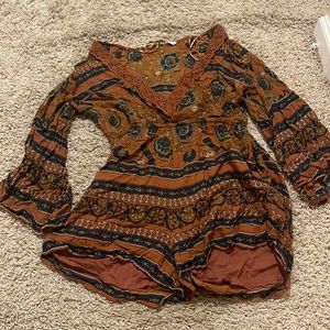 Brown romper
